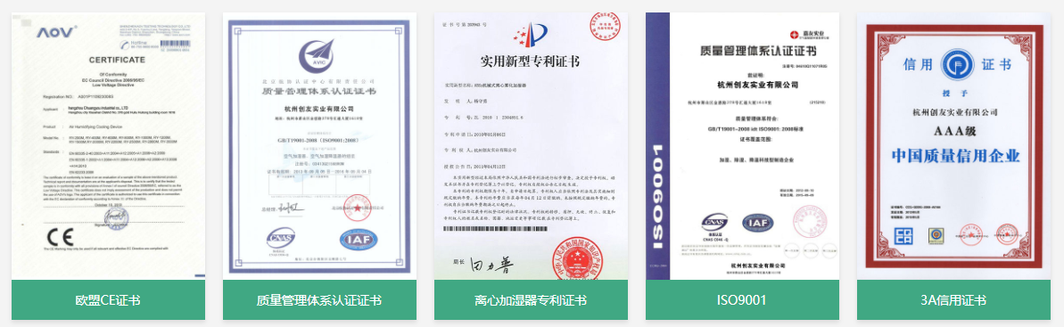 不同工況使用的工業加濕機數量不同